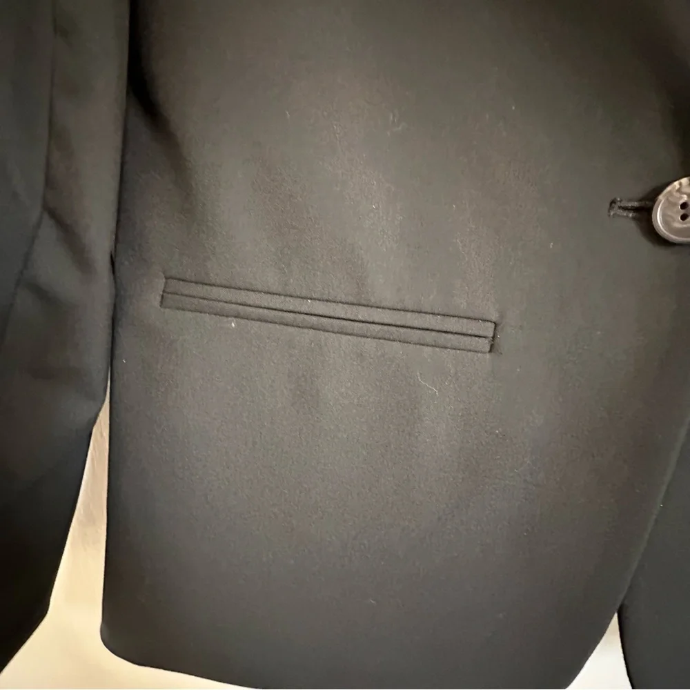 NWT J CREW Single Button Black Blazer - Picture 6 of 10